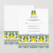 Azul Amarelo Limão Aquarela Mediterrâneo Responder