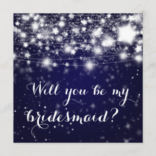 Convites Azul brilhante   Estrelas Serás A Minha Porta-Pont