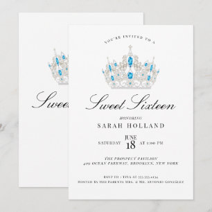 Convites Azul Doce Sessenta