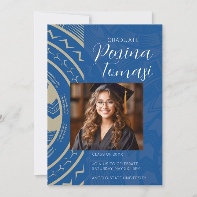 Convites Azul e Tan (Frente)