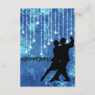 Convites Azul Latin da dança do Flamenco do tango do