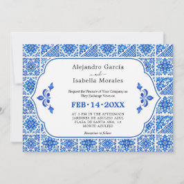 Convites 💙🍋 Azul & Limone Romance Edição de foto