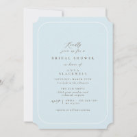 Azul macio | Chá de panela Clássico Elegante