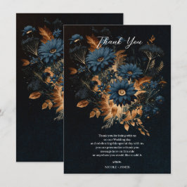 Convites Azul Marinho Escuro e Dourado Casamento Rústico Gl