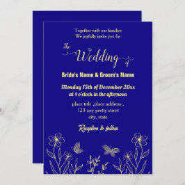 Convites Azul real, marijuana, marijuana