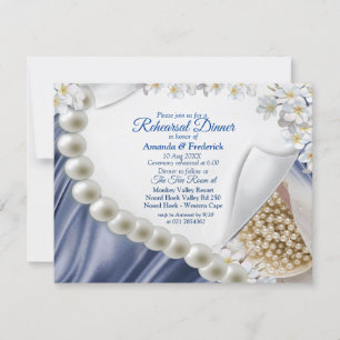 Convites Azul,Verde,Marfim,janto de ensaio de bicho-da-seda