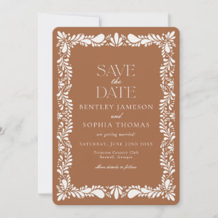 Convites Azulejo de argila Talavera Fiesta Espanhola Salve 