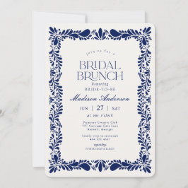Convites Azulejo de Talavera Espanhol Fiesta Bridal Brunch