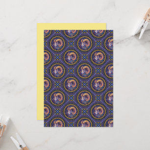 Convites Azulejo Imprimível de Aries Whimsical Astrology Ma