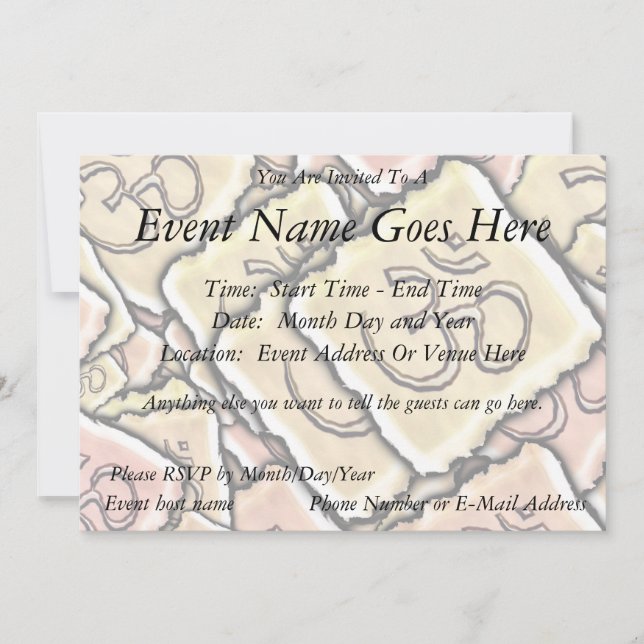 Convites Azulejo OM do esmalte (Aum) (Frente)