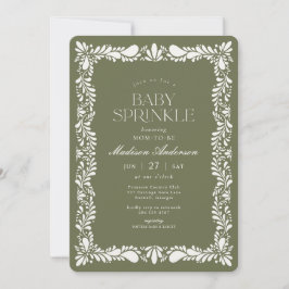 Convites Azulejo Verde Talavera Festa Espanhola Infantil Bo