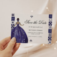 Azulejos De Muro Azul Quinceañera Salve A Data