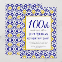 Azulejos portugueses do 100º aniversário do Medite