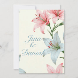 Convites Azure Bloom V03