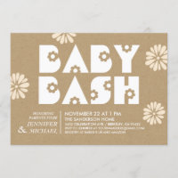 Baby Bash | Chamadas para bebês Papel Kraft v1