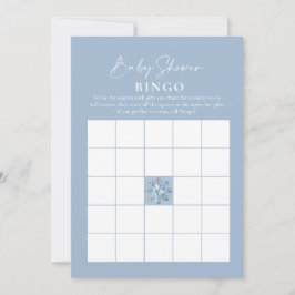 Convites Baby Bingo Dusty Jogos de Chá de fraldas Azul de i