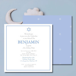 Convites Baby Boy Naming Ceremony Hebraico Praça Judia