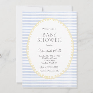 Convites Baby Boy Shower Invitation