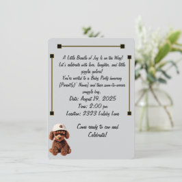 Convites Baby Celebration & Announcement Invitation