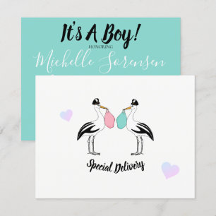 Convites BABY É Um Chá De Sprinkle De Entrega De Storey