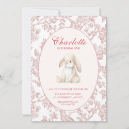 Convites Baby Girl First Birthday Party Invitation