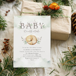 Convites Baby Its Cold Outside Winter Baby Shower Cute Fox