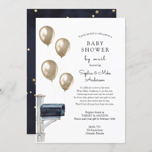 Convites Baby Long Distance Chá por Email