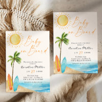 Baby On Conselho Summer Beach Chá de fraldas