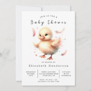Convites Baby Online Duck Chá de fraldas