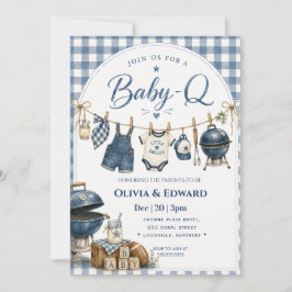 Convites Baby-Q | Um Chá de Bebê Churrasco no Quintal