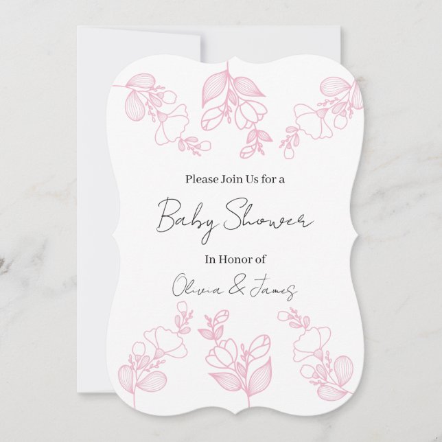 Convites Baby Shower Invitation (Frente)