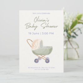 Convites Baby Shower Invitation Cute Bear Theme