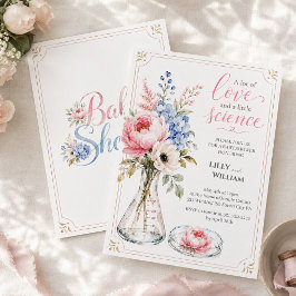 Convites Baby Shower Invitation that Highlights IVF Journey
