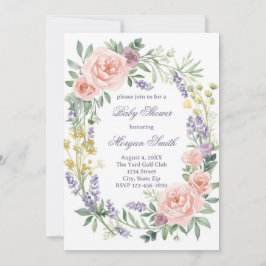 Convites Baby Shower Sprinkle Invitation – Watercolor
