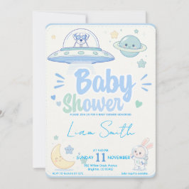 Convites Baby Shower -UFO Pets-