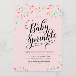 CONVITES BABY SPRINKLES CONFETTI
