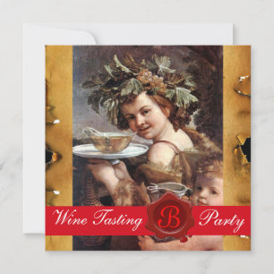 CONVITES BACCHUS, FESTA DE DEGUSTAÇÃO DE VINHO SELADA COM L