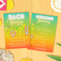 Bach e Solteira Bêbada com Itinerário