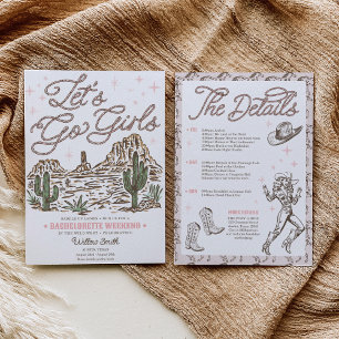 Convites Bacharelada do Oeste Selvagem Vamos Garotas Itiner