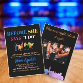 Convites Bachelorette antes que ela diga que eu faço um con