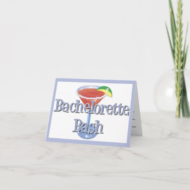 Convites Bachelorette Bash (Frente)