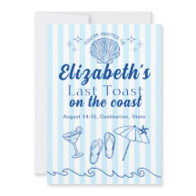 Bachelorette Beach Party Last Toast Na Costa