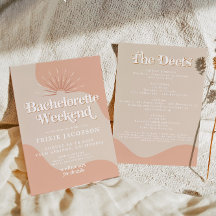 Bachelorette Blush do Disco Groovy Retro 70 da TRI