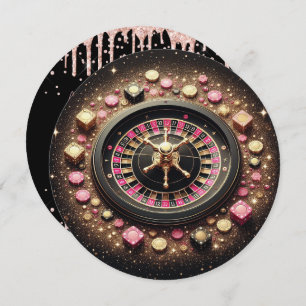 Convites Bachelorette Casino Weekend Luxury