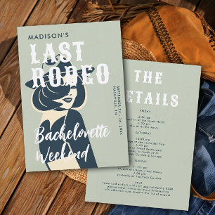 Convites Bachelorette da Última Rapariga do Glam Rodeio