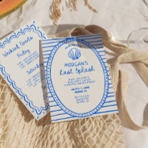 Bachelorette de Última Abertura Desenhada à Mão Az