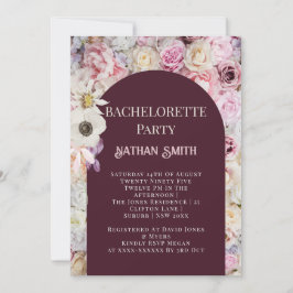 Convites Bachelorette de Verão de Arca Floral do Elegante M