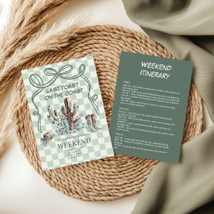 Convites Bachelorette do Deserto Ocidental