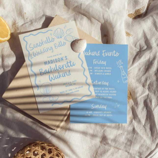 Convites Bachelorette dos Sinos de Casamento (Criador carregado)