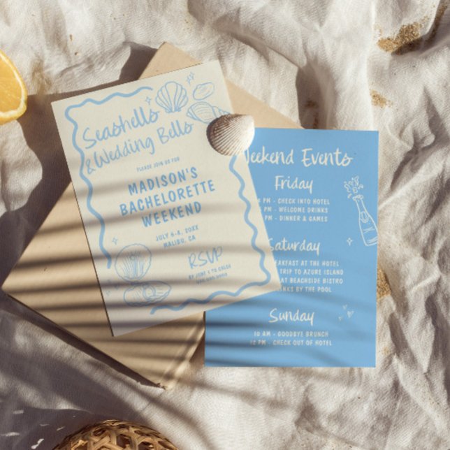 Convites Bachelorette dos Sinos de Casamento (Criador carregado)